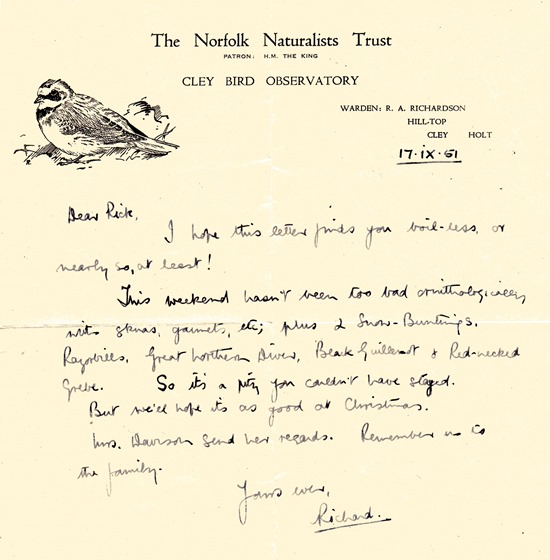 RAR 19 letter 1951