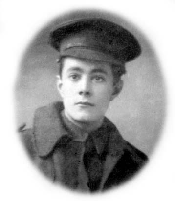 HW as a young soldier in 1915