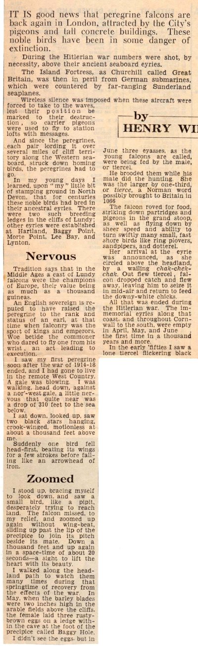 peregrine timeline 7a Daily Express 1968
